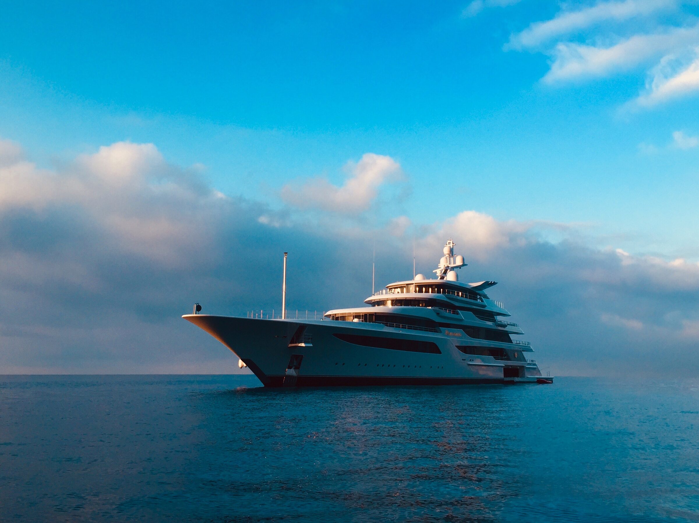 Yacht on the water
